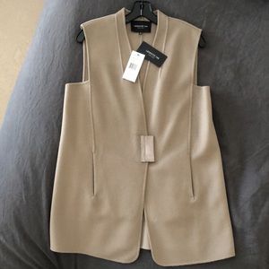Lafayette 148 NY Long 100% cashmere vest